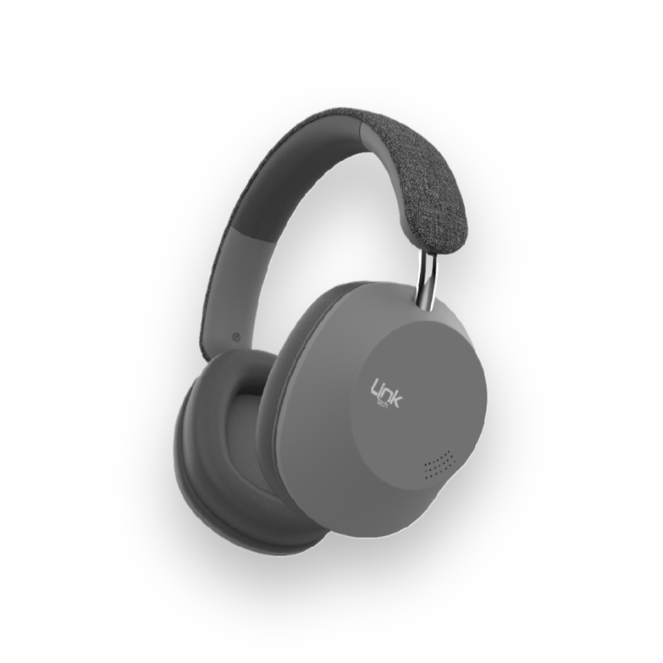 LinkTech HP3 Fabric-Covered • Over-Ear Bluetooth Headphone